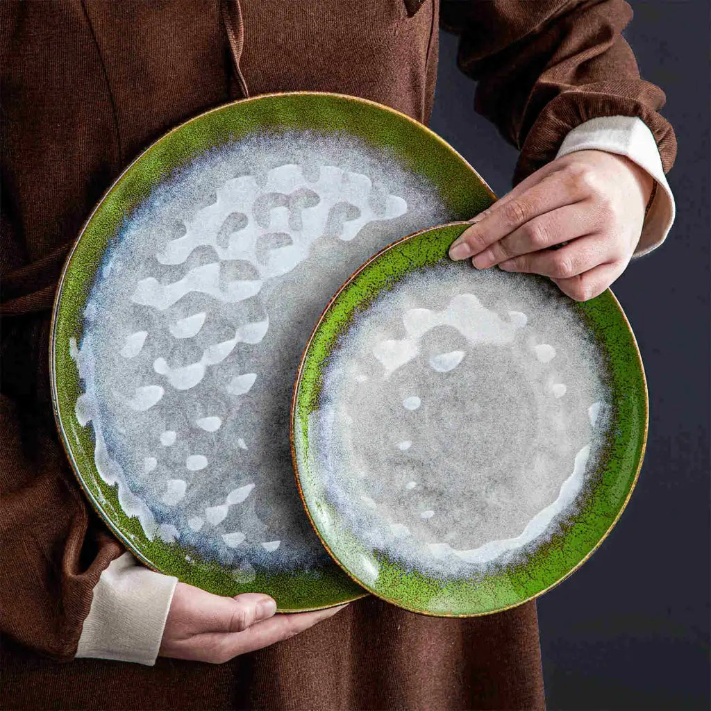 Reactive Glaze Dinnerware Set