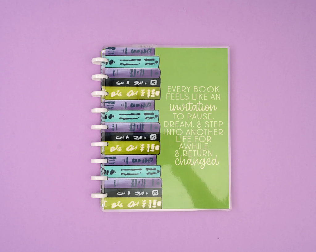 Reading Journal 2026 with Weekly Tracking Pages, 100 Book Challenge, Reviews, Dot Grid Notes and Sticker Sheets