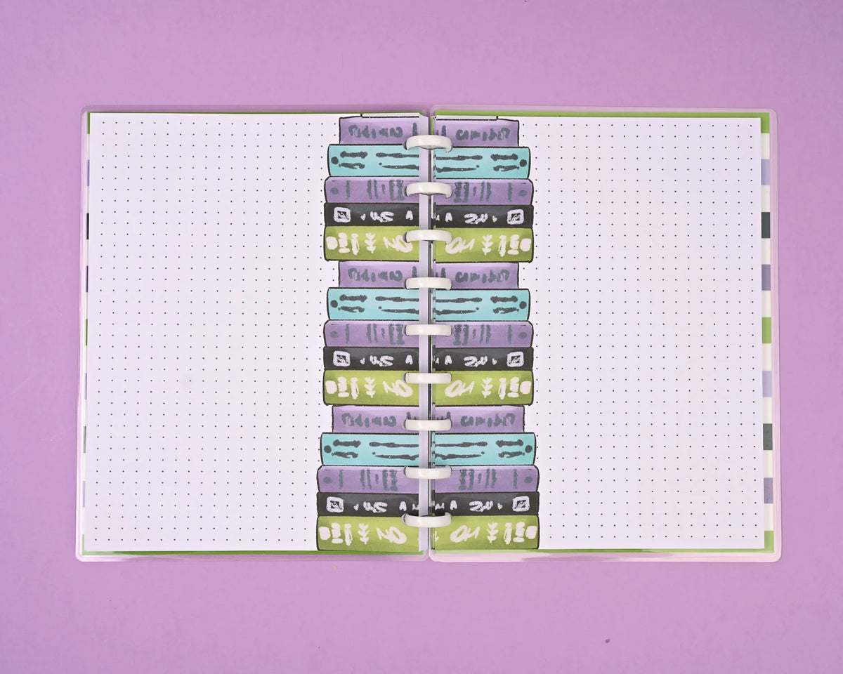 Reading Journal 2026 with Weekly Tracking Pages, 100 Book Challenge, Reviews, Dot Grid Notes and Sticker Sheets