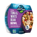 Ready-to-Eat Tuna and White Bean Salad Bowls with Organic Chickpeas, Vegetables, 18g Protein and No-Prep Convenience