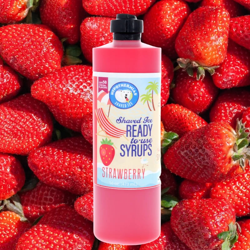 Ready-to-Use Snow Cone and Shaved Ice Syrup Variety Pack, Choose 6 Flavors with Pure Cane Sugar