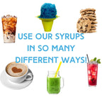 Ready-to-Use Snow Cone and Shaved Ice Syrup Variety Pack, Choose 6 Flavors with Pure Cane Sugar