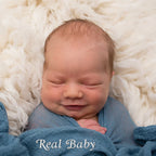 Reborn Doll Kit in a Sleeping Newborn Style, Unpainted Vinyl