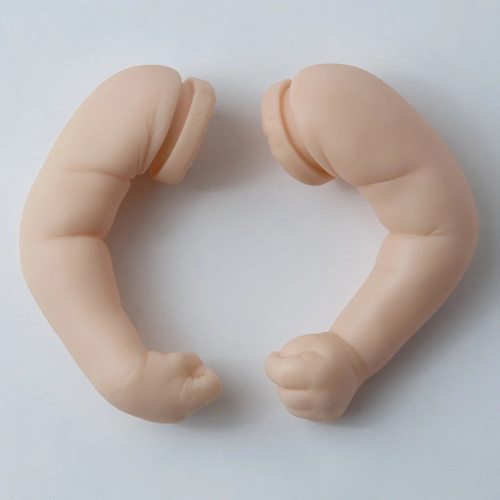 Reborn Doll Kit in a Sleeping Newborn Style, Unpainted Vinyl