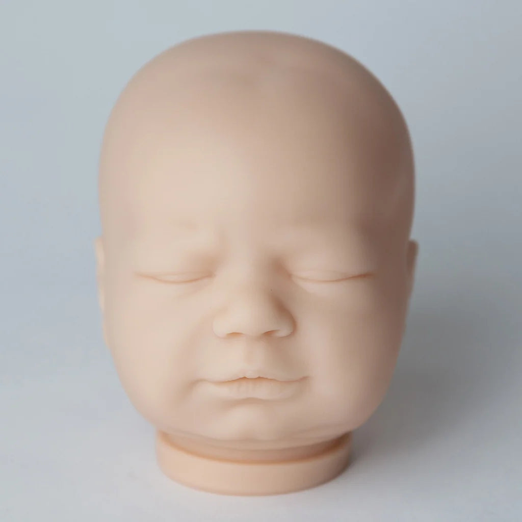 Reborn Doll Kit in a Sleeping Newborn Style, Unpainted Vinyl
