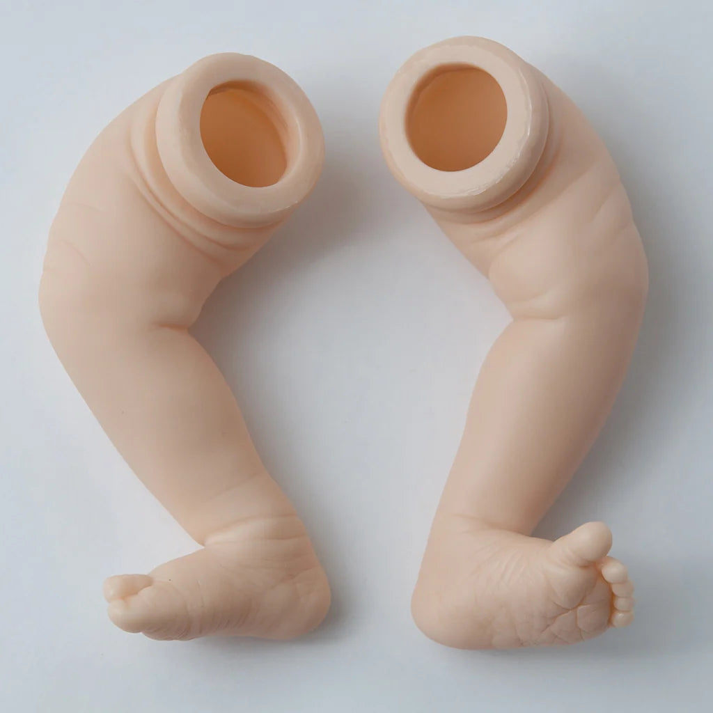 Reborn Doll Kit in a Sleeping Newborn Style, Unpainted Vinyl