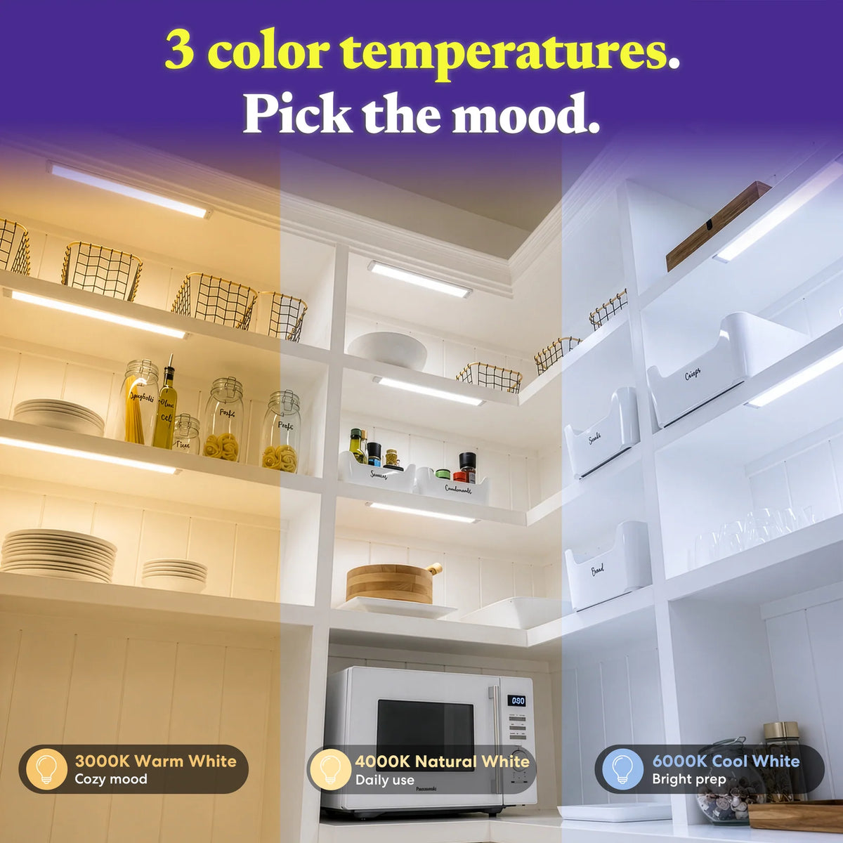 Rechargeable Cabinet Light