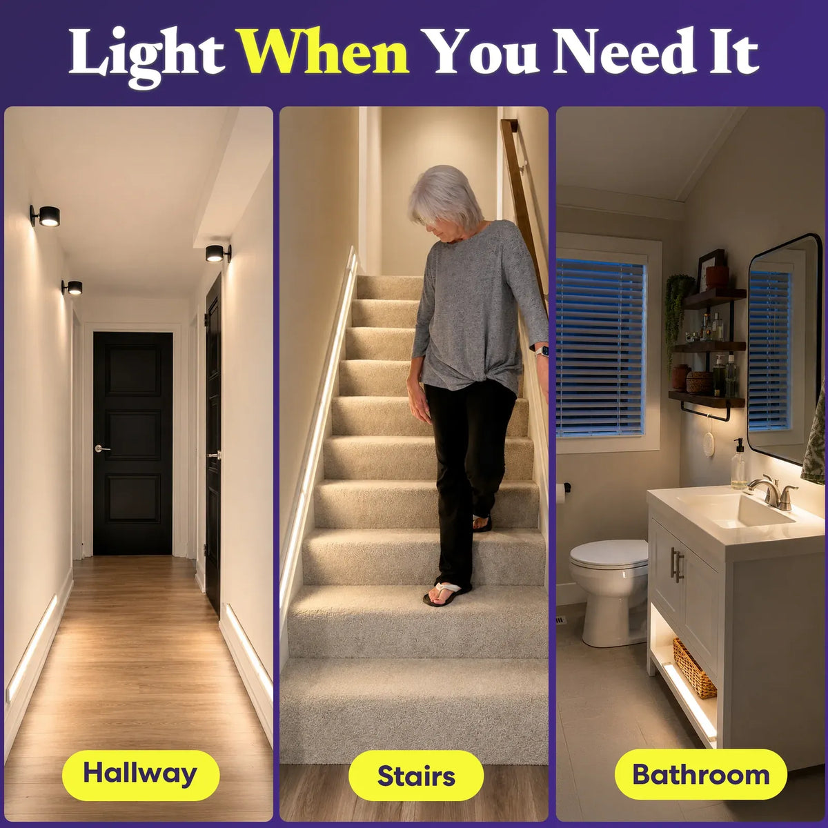 Rechargeable Cabinet Light