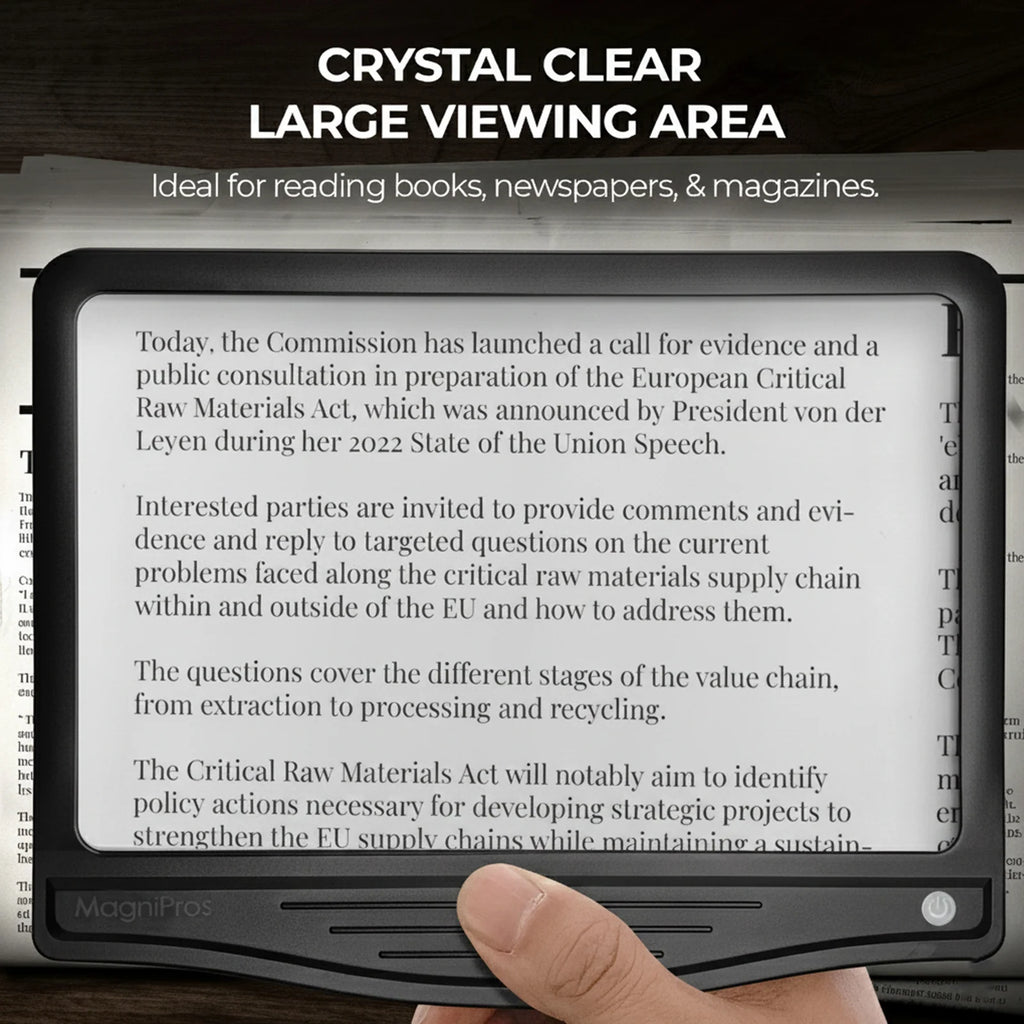 Rechargeable LED Page Magnifier