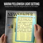 Rechargeable LED Page Magnifier