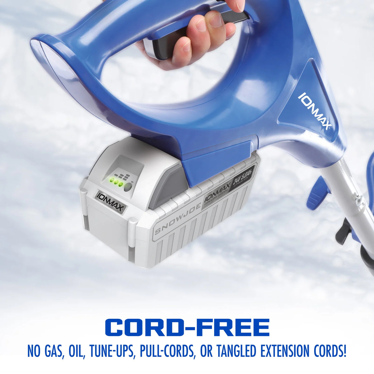 Rechargeable Lithium-Ion Tool Battery, 24V 5.0 Ah, with Charge Indicator for Cordless Outdoor Tools