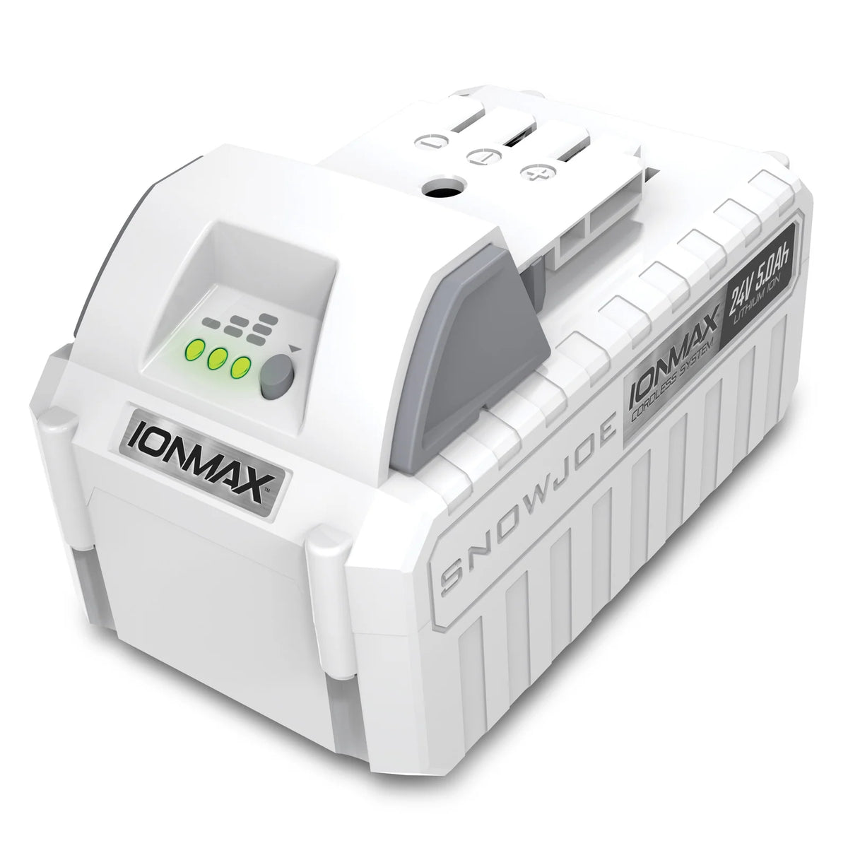 Rechargeable Lithium-Ion Tool Battery, 24V 5.0 Ah, with Charge Indicator for Cordless Outdoor Tools