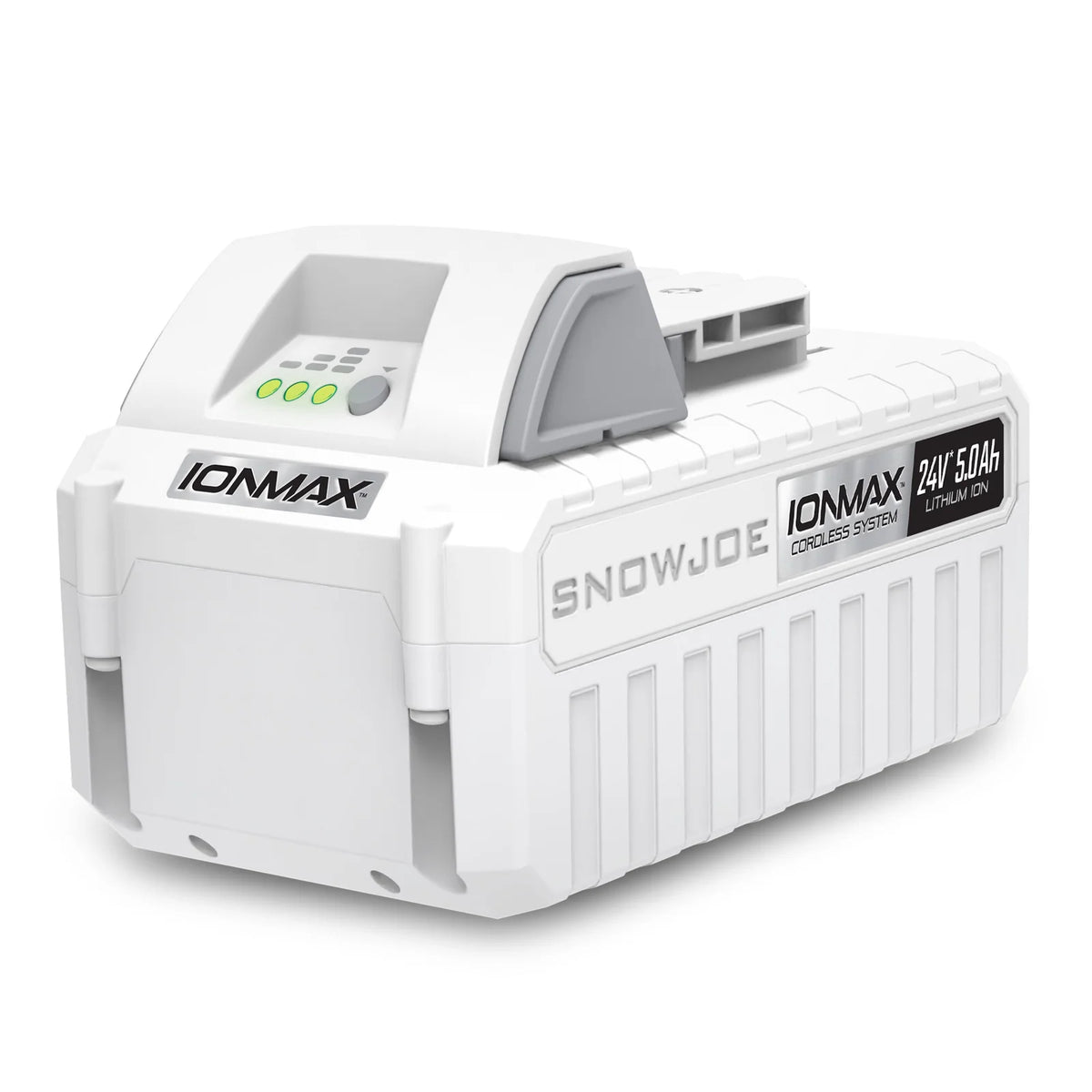 Rechargeable Lithium-Ion Tool Battery, 24V 5.0 Ah, with Charge Indicator for Cordless Outdoor Tools