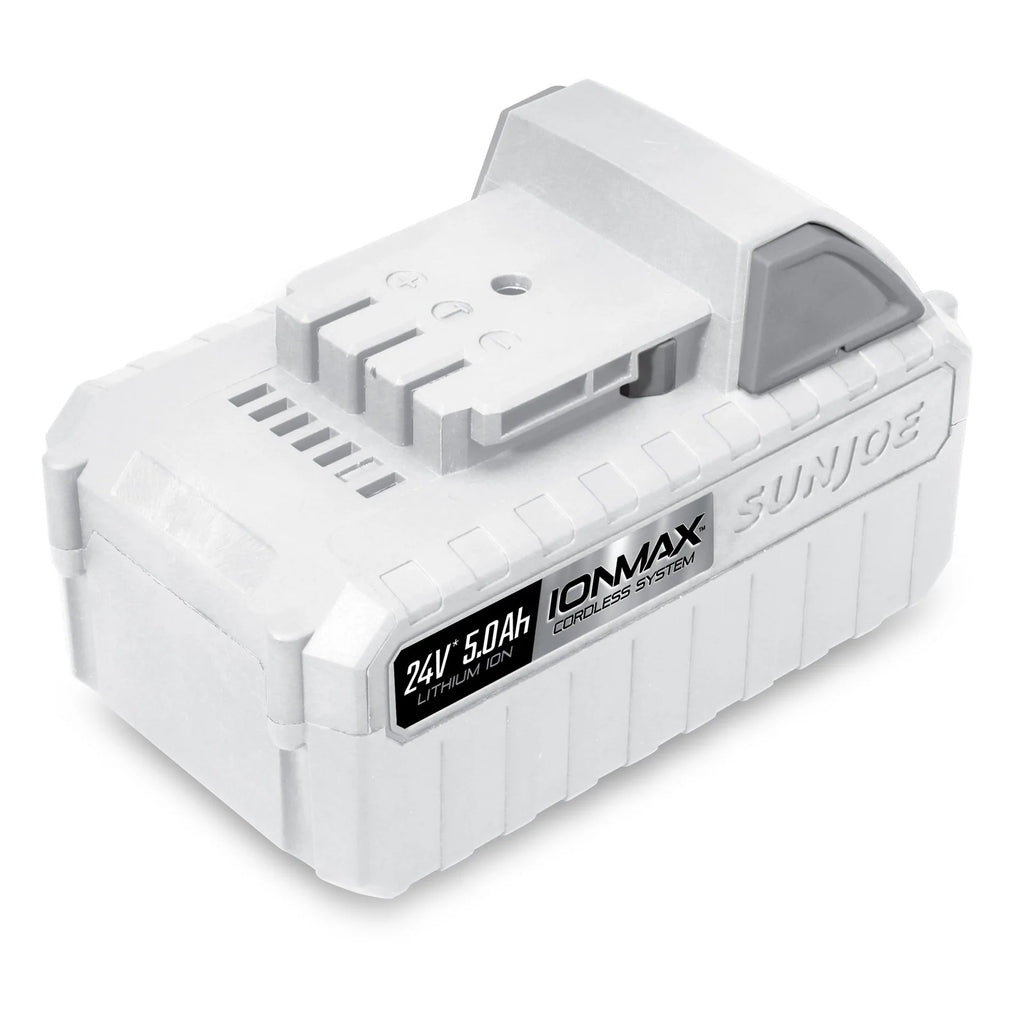 Rechargeable Lithium-Ion Tool Battery, 24V 5.0 Ah, with Charge Indicator for Cordless Outdoor Tools
