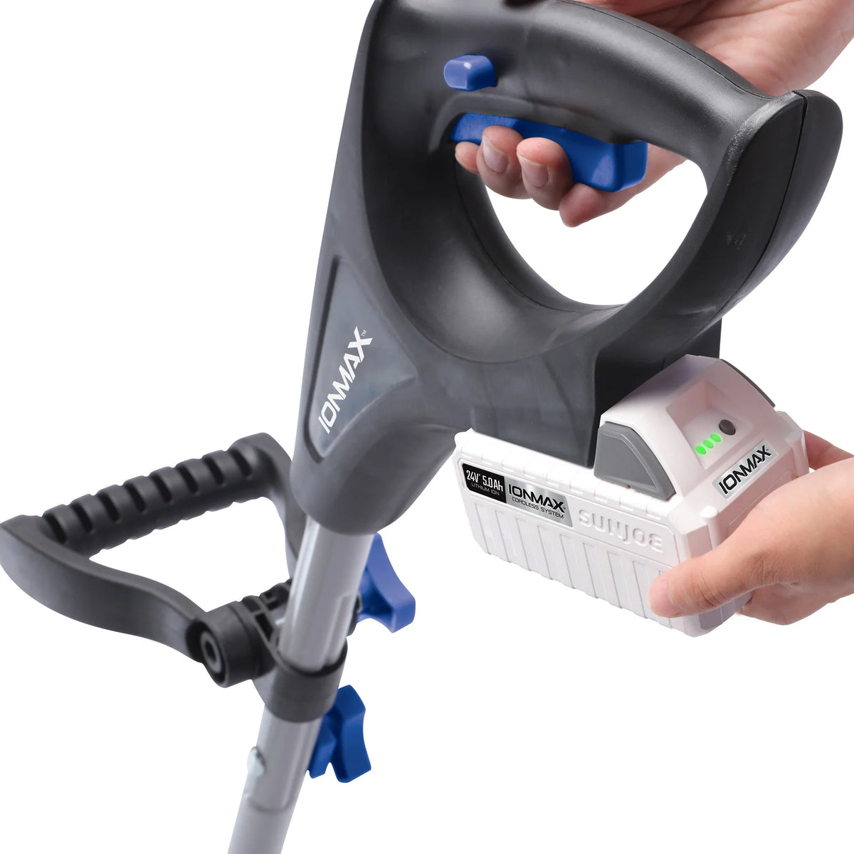 Rechargeable Lithium-Ion Tool Battery, 24V 5.0 Ah, with Charge Indicator for Cordless Outdoor Tools