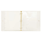 Recipe Binder with Eight Divided Tabs, Refillable Clear Sheets, and Pockets for Family Favorites