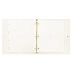 Recipe Binder with Eight Divided Tabs, Refillable Clear Sheets, and Pockets for Family Favorites