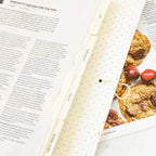 Recipe Binder with Eight Divided Tabs, Refillable Clear Sheets, and Pockets for Family Favorites
