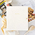 Recipe Binder with Eight Divided Tabs, Refillable Clear Sheets, and Pockets for Family Favorites