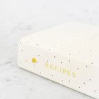 Recipe Binder with Eight Divided Tabs, Refillable Clear Sheets, and Pockets for Family Favorites