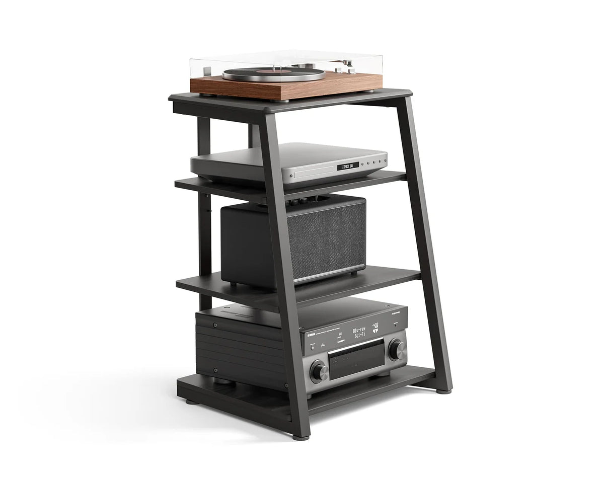 Record Player Stand, Black