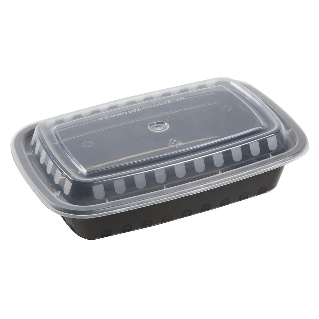 Rectangular Black Food Containers