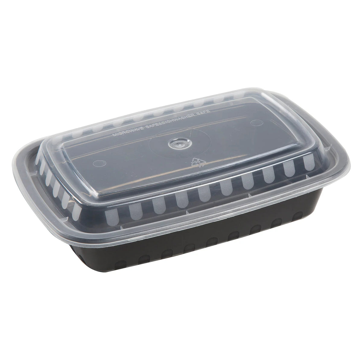 Rectangular Black Food Containers