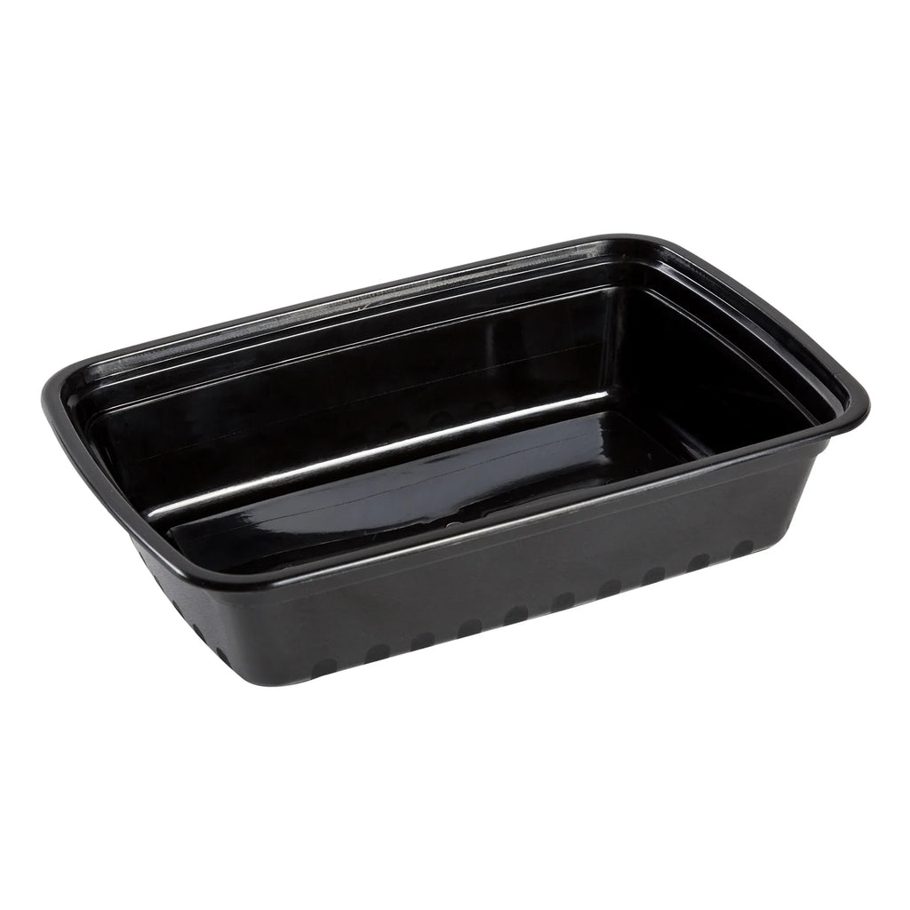 Rectangular Black Food Containers