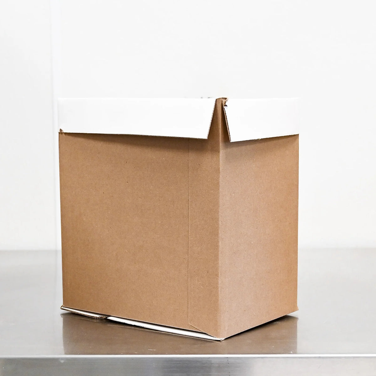 Rectangular Ice Cream Boxes for 2.5 Gallon Batches, Case of 50 Corrugated Containers with Lids