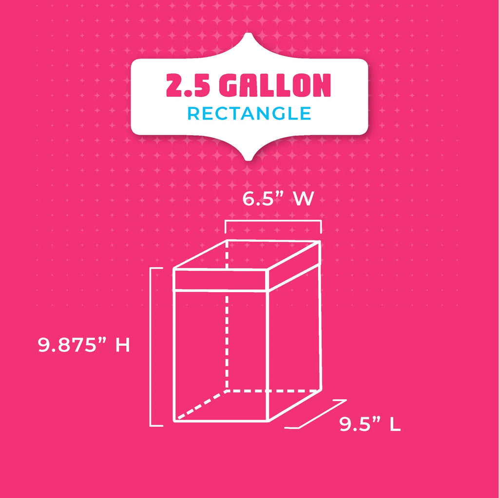 Rectangular Ice Cream Boxes for 2.5 Gallon Batches, Case of 50 Corrugated Containers with Lids