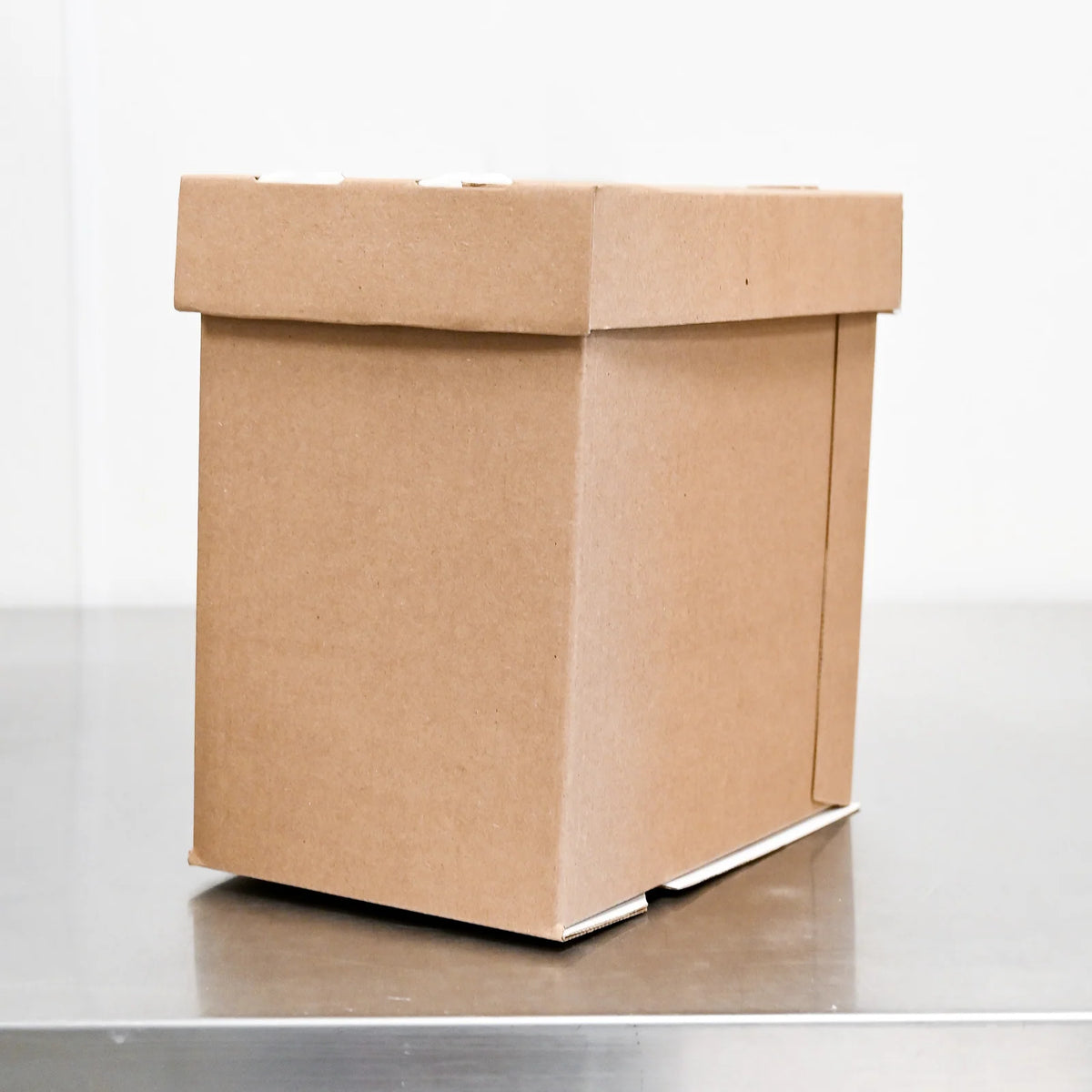 Rectangular Ice Cream Boxes for 2.5 Gallon Batches, Case of 50 Corrugated Containers with Lids