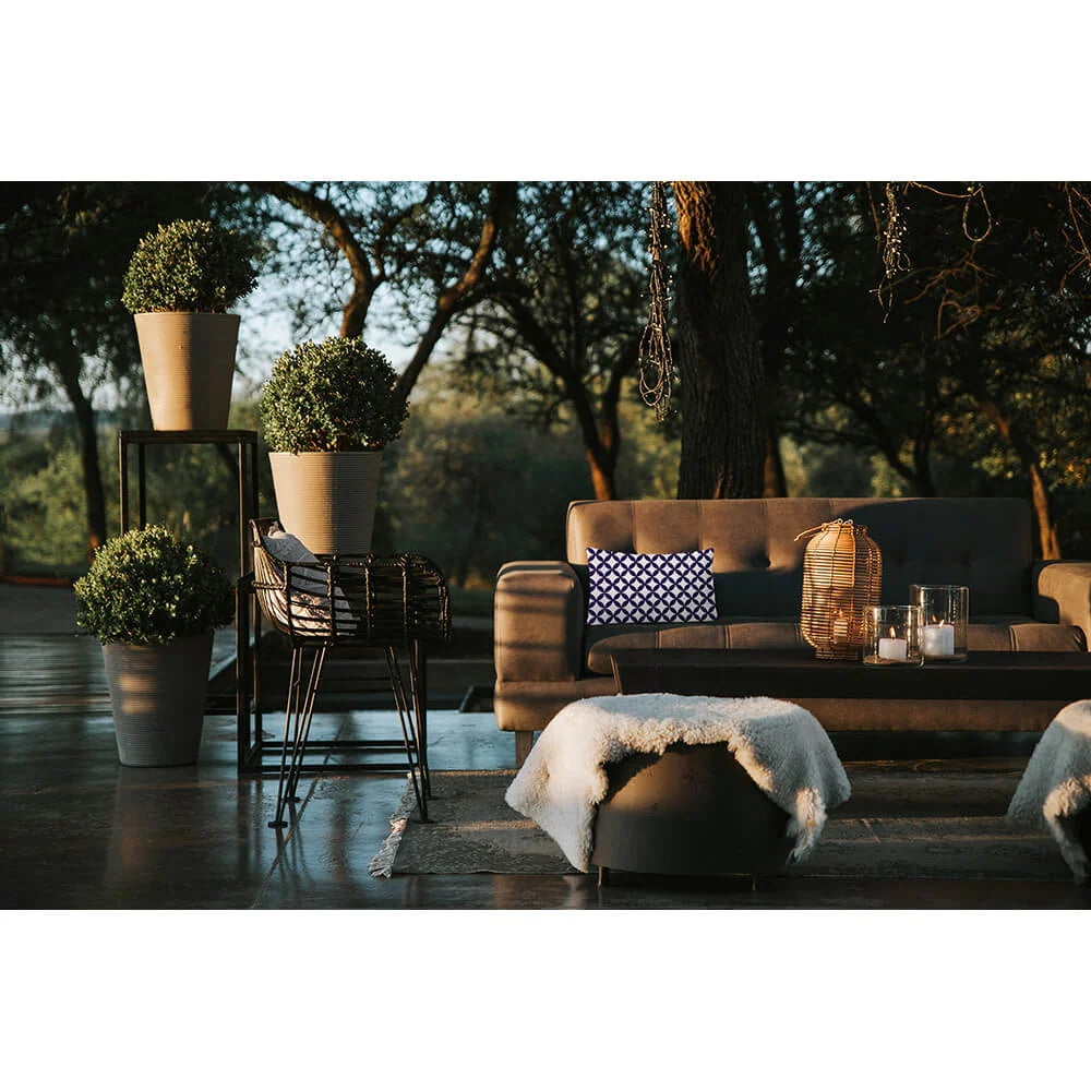 Rectangular Outdoor Cushion with Waterproof Fabric and Soft Padding for Garden and Balcony Seating
