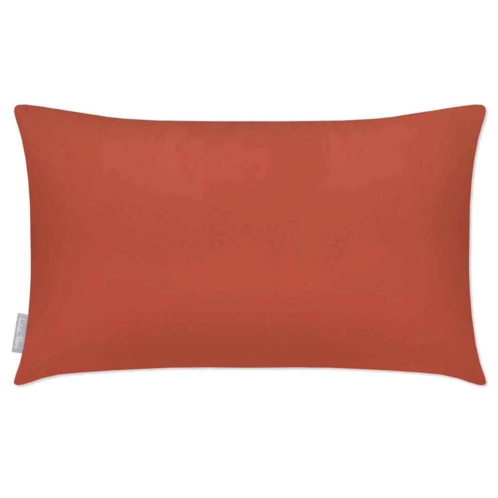Rectangular Outdoor Garden Cushion in Muted — Burnt Ochre / 50 x 30 cm / Burnt Ochre / 55 x 35 cm / Burnt Ochre / 60 x 40 cm
