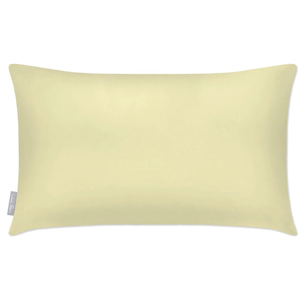 Rectangular Outdoor Garden Cushion in Muted and Vibrant Colour — Cream / 50 x 30 cm / Cream / 55 x 35 cm / Cream / 60 x 40 cm