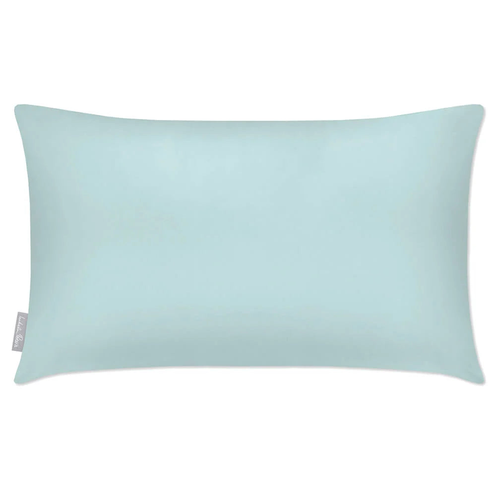 Rectangular Outdoor Garden Cushion in Muted and Vibra — Duck Egg / 50 x 30 cm / Duck Egg / 55 x 35 cm / Duck Egg / 60 x 40 cm