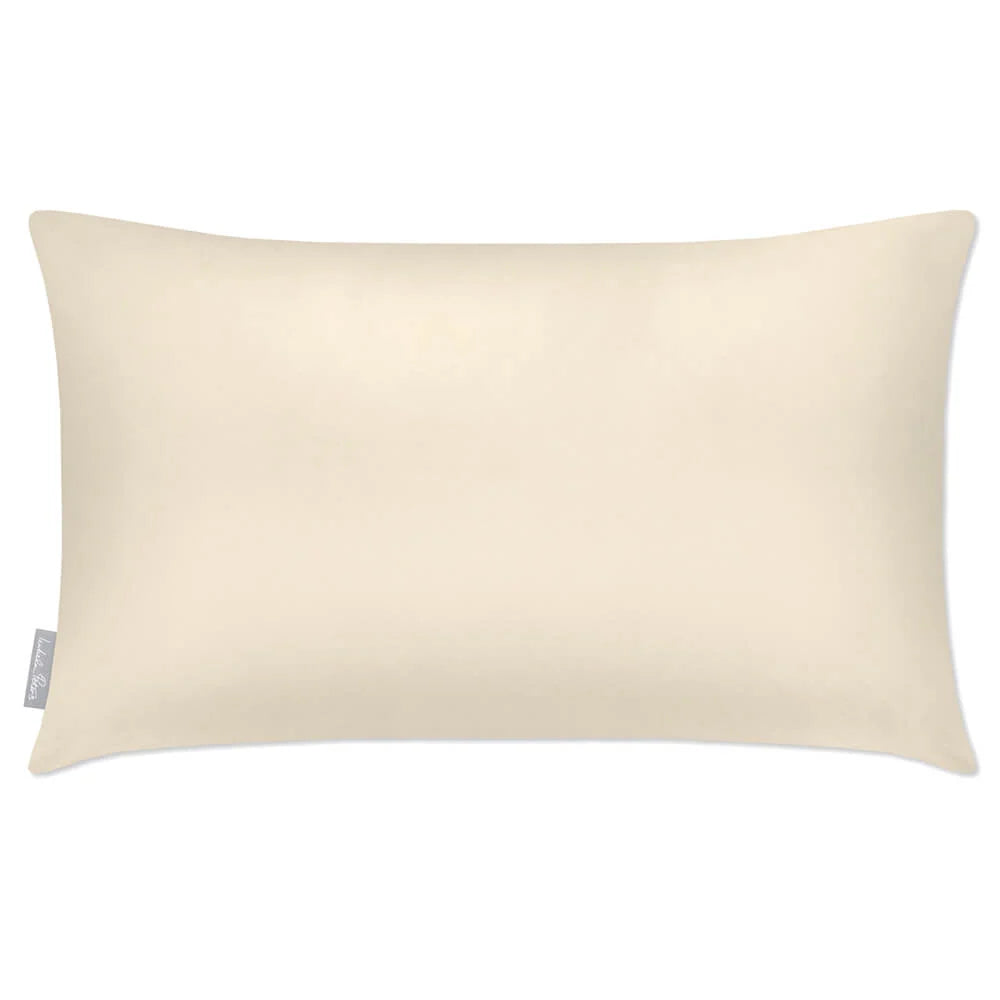 Rectangular Outdoor Garden Cushion in Muted — Ivory Cream / 50 x 30 cm / Ivory Cream / 55 x 35 cm / Ivory Cream / 60 x 40 cm