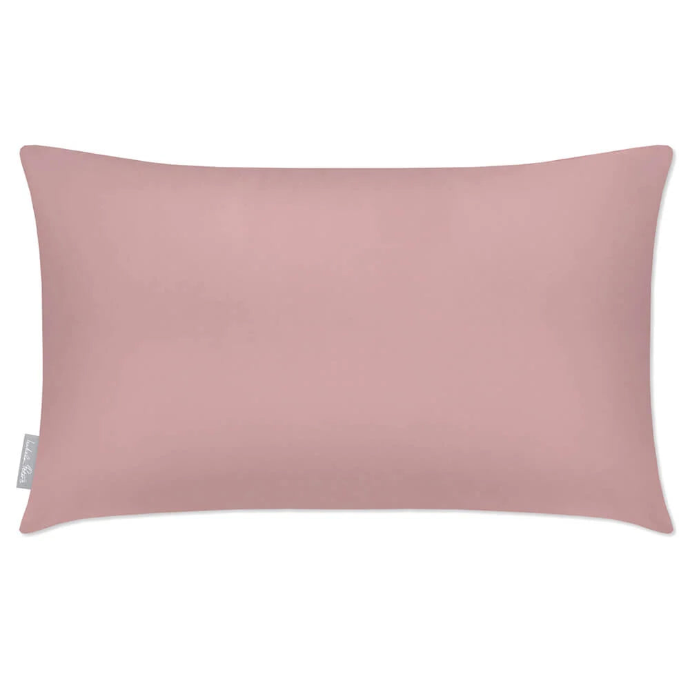 Rectangular Outdoor Garden Cushion in Muted and Vi — Rosewater / 50 x 30 cm / Rosewater / 55 x 35 cm / Rosewater / 60 x 40 cm