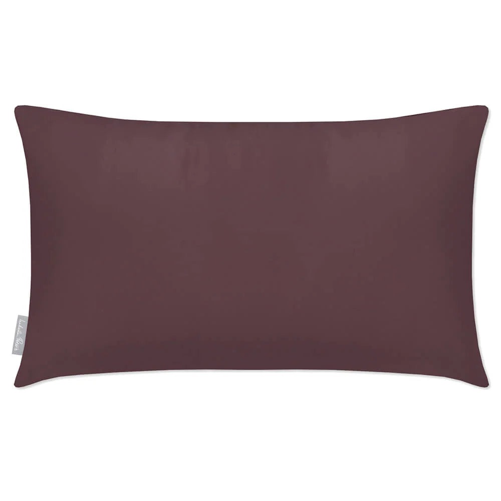 Rectangular Outdoor Garden Cushion in — Italian Grape / 50 x 30 cm / Italian Grape / 55 x 35 cm / Italian Grape / 60 x 40 cm