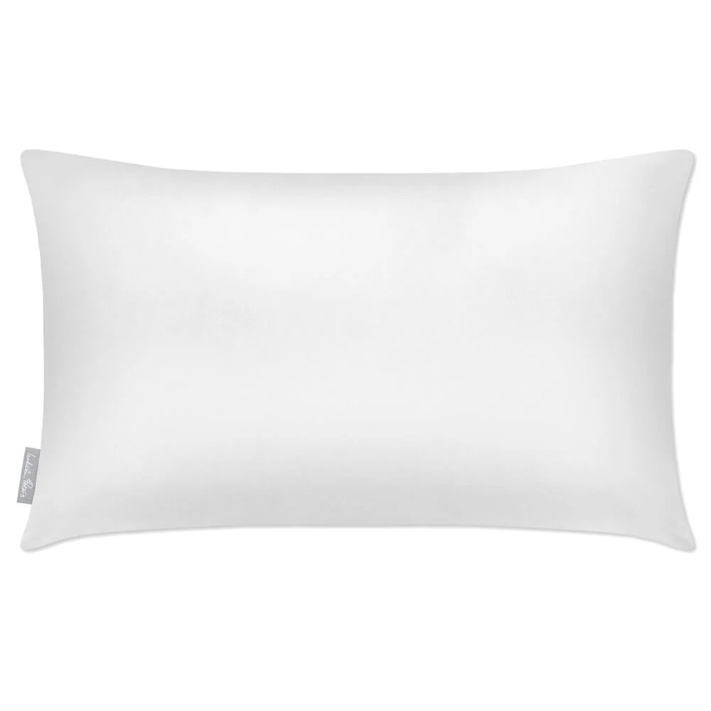 Rectangular Outdoor Garden Cushion in Muted and Vibrant Colour — White / 50 x 30 cm / White / 55 x 35 cm / White / 60 x 40 cm