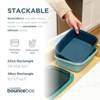 Rectangular Silicone Food Storage Container for Oven Baking, Microwave Reheating and Freezer Storage