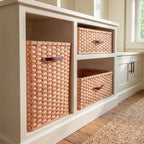 Rectangular Wicker Storage Basket Handwoven to Custom Dimensions