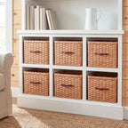 Rectangular Wicker Storage Basket Handwoven to Custom Dimensions