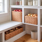 Rectangular Wicker Storage Basket Handwoven to Custom Dimensions
