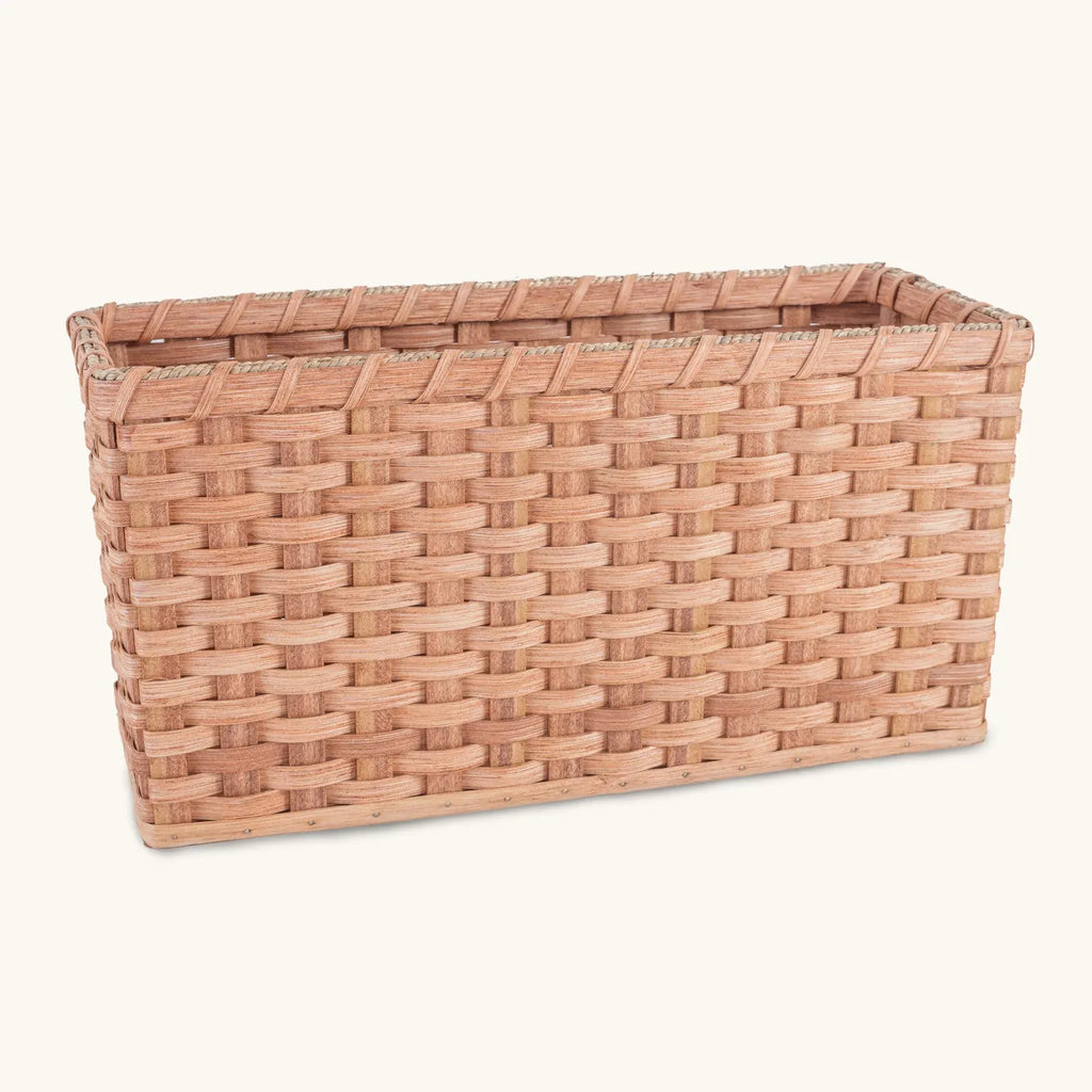 Rectangular Wicker Storage Basket Handwoven to Custom Dimensions