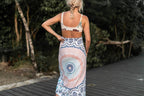 Recycled Sand Free Beach Towel, Oversized 5'3" x 2'11" Design with Waterproof Storage Bag · Sound of Summer - Recycled San