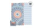 Recycled Sand Free Beach Towel, Oversized 5'3" x 2'11" Design with Waterproof Storage Bag · Sound of Summer - Recycled San