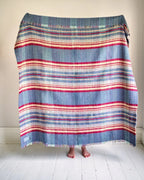 Recycled Wool Blanket in a Random Tartan Colourway