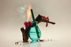 Reed Diffuser in Hand-Blown Glass for Continuous Home Fragrance, Featuring a Single Design-Led Reed