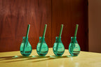 Reed Diffuser in Hand-Blown Glass for Continuous Home Fragrance, Featuring a Single Design-Led Reed