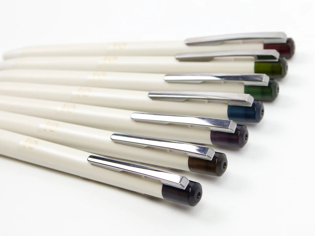 Refillable Gel Pens for Notebook Writing and Office Notes, 0.5 mm Fine Point in Subtle Black Ink Shades